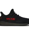 adidas Yeezy Boost 350 V2 Black Red (Kids) GZ8655 - Brosneaker photo 1