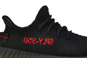 adidas Yeezy Boost 350 V2 Black Red (Kids) GZ8655 - Brosneaker photo 2