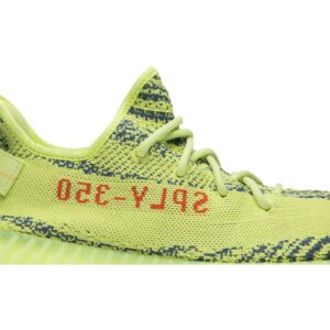 adidas Yeezy Boost 350 V2 Semi Frozen Yellow B37572 - Brosneaker photo 2