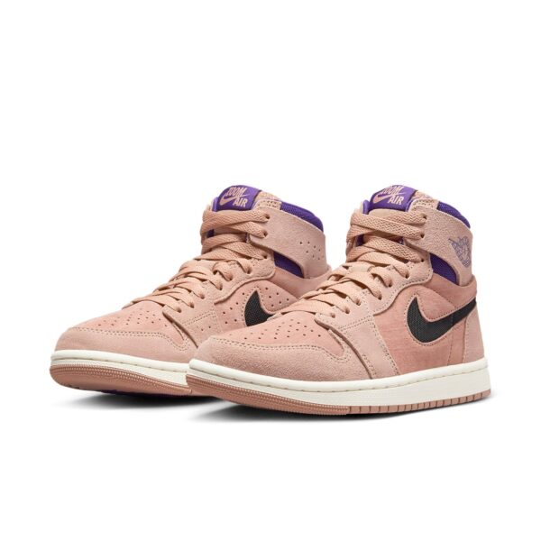 Jordan 1 High Zoom Air CMFT 2 Cacao Wow Picante Red (Women's) DV1305-200 - Brosneaker photo 4
