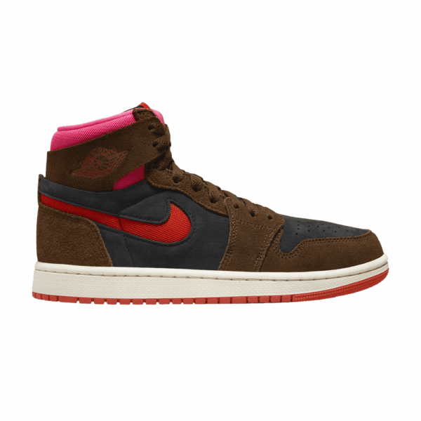 Jordan 1 High Zoom Air CMFT 2 Cacao Wow Picante Red (Women's) DV1305-206 - Brosneaker photo 1