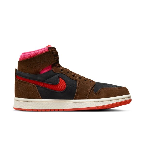 Jordan 1 High Zoom Air CMFT 2 Cacao Wow Picante Red (Women's) DV1305-206 - Brosneaker photo 3