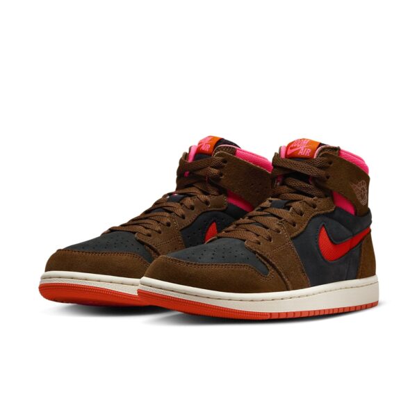 Jordan 1 High Zoom Air CMFT 2 Cacao Wow Picante Red (Women's) DV1305-206 - Brosneaker photo 4