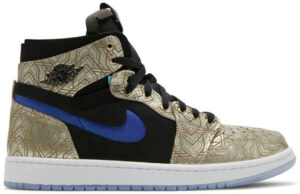 Jordan 1 High Zoom Air CMFT Gold Laser DQ0659-700 - Brosneaker photo 1