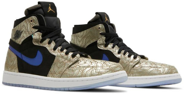 Jordan 1 High Zoom Air CMFT Gold Laser DQ0659-700 - Brosneaker photo 3