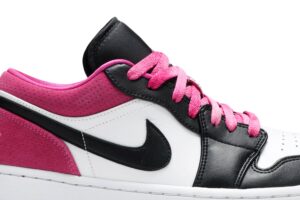 Jordan 1 Low Black Active Fuchsia CK3022-005 - Brosneaker photo 2