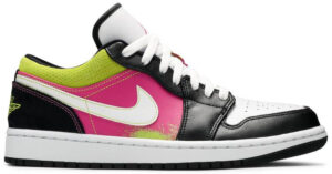 Jordan 1 Low Black Active Fuchsia Cyber CW5564-001 - Brosneaker photo 1