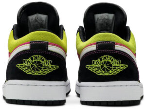Jordan 1 Low Black Active Fuchsia Cyber CW5564-001 - Brosneaker photo 4