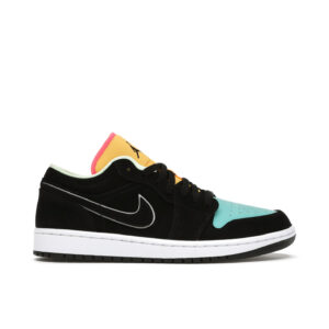 Jordan 1 Low Black Aurora Green Laser Orange CK3022-013 - Brosneaker photo 1