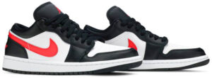 Jordan 1 Low Black Siren Red (Women's) DC0774-004 - Brosneaker photo 5