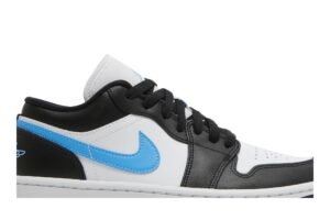 Jordan 1 Low Black University Blue White (Women's) DC0774-041 - Brosneaker photo 2