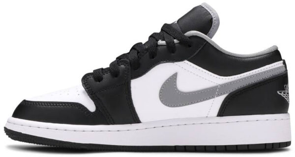 Jordan 1 Low Black White Grey (GS) 553560-040 - Brosneaker photo 2