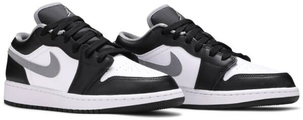 Jordan 1 Low Black White Grey (GS) 553560-040 - Brosneaker photo 3