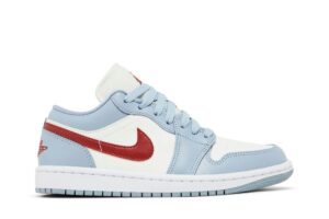 Jordan 1 Low Blue Whisper Dune Red (Women's) DC0774-164 - Brosneaker photo 1