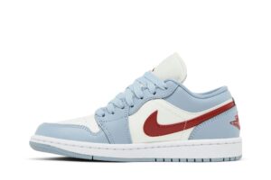 Jordan 1 Low Blue Whisper Dune Red (Women's) DC0774-164 - Brosneaker photo 3