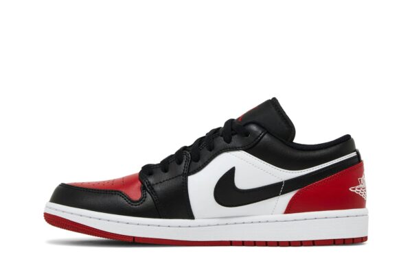 Jordan 1 Low Bred Toe 2.0 553558-161 - Brosneaker photo 3