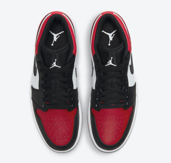 Jordan 1 Low Bred Toe 5553558-612 - Brosneaker photo 5