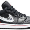 Jordan 1 Low Brushstroke Swoosh Black DA4659-001 - Brosneaker photo 1