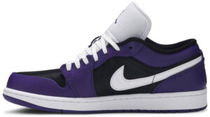 Jordan 1 Low Court Purple Black 553558-501 - Brosneaker photo 2