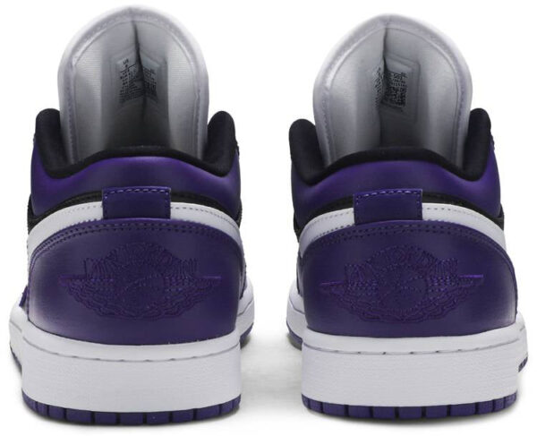Jordan 1 Low Court Purple Black 553558-501 - Brosneaker photo 4