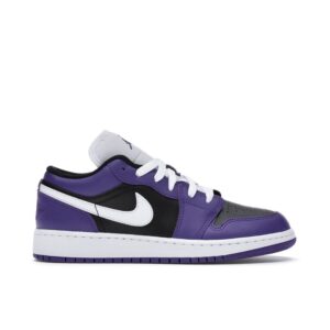 Jordan 1 Low Court Purple Black (GS) 553560-501 - Brosneaker photo 1