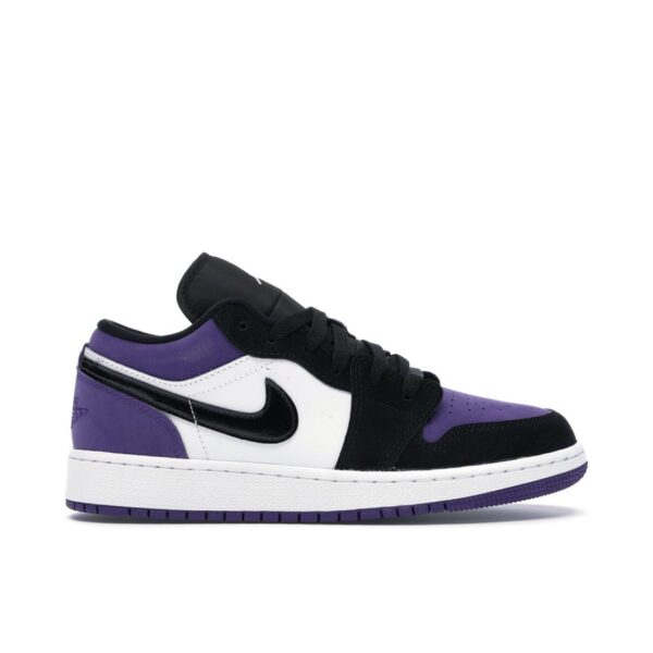 Jordan 1 Low Court Purple (GS) 553560-125 - Brosneaker photo 1