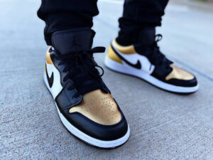 Jordan 1 Low Gold Toe CQ9447-700 - Brosneaker photo 6