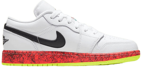Jordan 1 Low Multi-Color Midsoles White (GS) CV9548-100 - Brosneaker photo 1