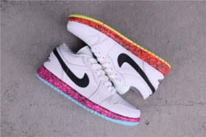 Jordan 1 Low Multi-Color Midsoles White (GS) CV9548-100 - Brosneaker photo 7