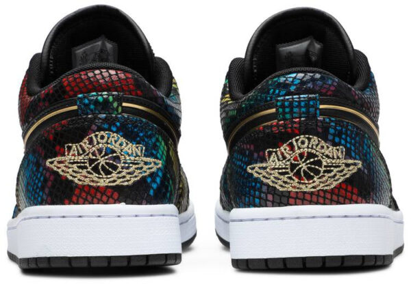 Jordan 1 Low Multicolor Snakeskin (2020) (Women's) CW5580-001 - Brosneaker photo 4
