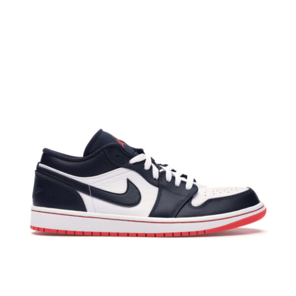 Jordan 1 Low Obsidian Ember Glow 553558-481 - Brosneaker photo 1