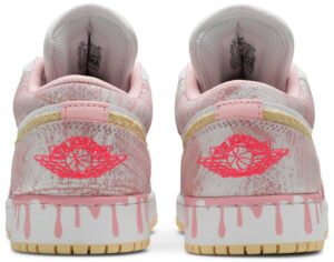 Jordan 1 Low Paint Drip (GS) CW7104-601 - Brosneaker photo 4