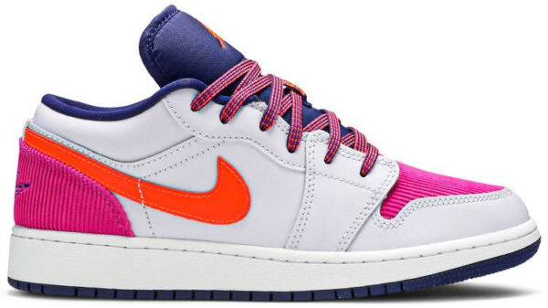 Jordan 1 Low Pink Corduroy (GS) 554723-502 - Brosneaker photo 1