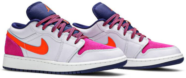 Jordan 1 Low Pink Corduroy (GS) 554723-502 - Brosneaker photo 3