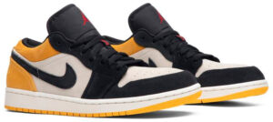 Jordan 1 Low Sail University Gold Black 553558-127 - Brosneaker photo 2