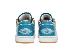 Jordan 1 Low SE Barcelona Cyber Teal DC6991-400 - Brosneaker photo 6
