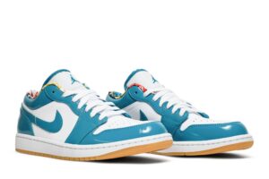 Jordan 1 Low SE Barcelona Cyber Teal DC6991-400 - Brosneaker photo 8