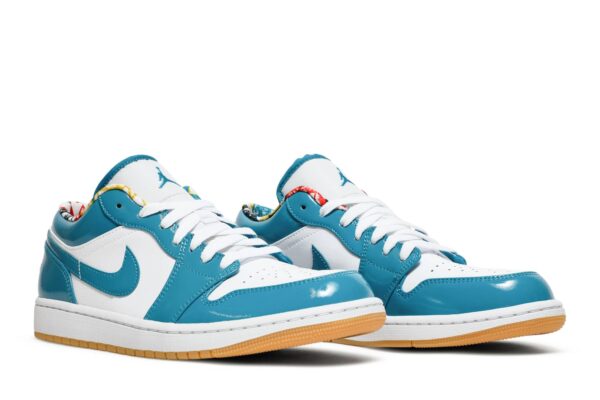 Jordan 1 Low SE Barcelona Cyber Teal DC6991-400 - Brosneaker photo 8