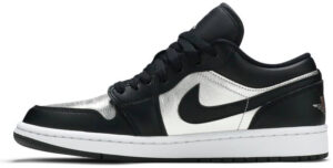 Jordan 1 Low SE Black Metallic Silver (Women's) DA5551-001 - Brosneaker photo 2