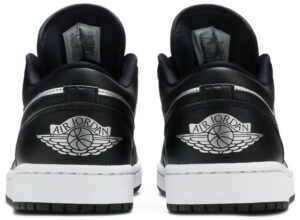Jordan 1 Low SE Black Metallic Silver (Women's) DA5551-001 - Brosneaker photo 4