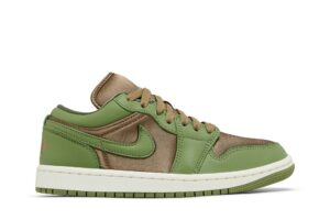 Jordan 1 Low SE Brown Kelp Sky J Light Olive (Women's) FB9893-300 - Brosneaker photo 1