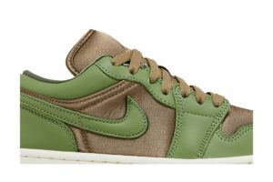 Jordan 1 Low SE Brown Kelp Sky J Light Olive (Women's) FB9893-300 - Brosneaker photo 2