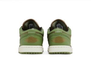 Jordan 1 Low SE Brown Kelp Sky J Light Olive (Women's) FB9893-300 - Brosneaker photo 6
