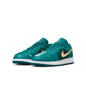 Jordan 1 Low SE Geode Teal Metallic Gold (GS) FB9896-300 - Brosneaker photo 4
