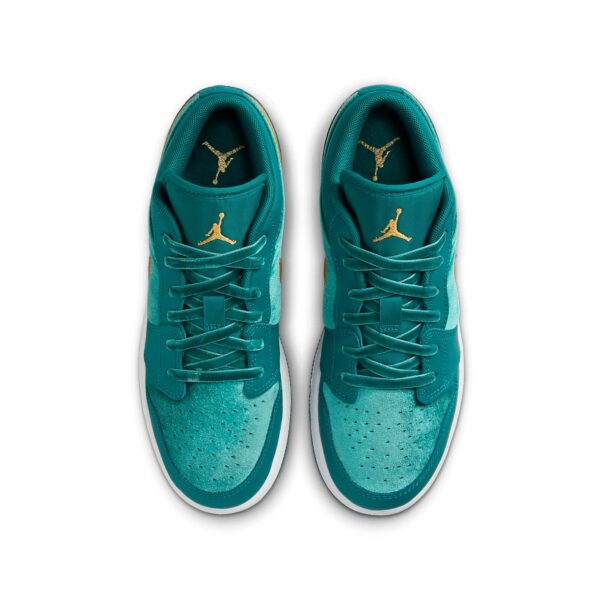 Jordan 1 Low SE Geode Teal Metallic Gold (GS) FB9896-300 - Brosneaker photo 5