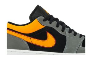 Jordan 1 Low SE Light Graphite Vivid Orange FN7308-008 - Brosneaker photo 2