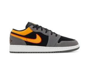 Jordan 1 Low SE Light Graphite Vivid Orange (GS) FN7671-008 - Brosneaker photo 1