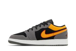Jordan 1 Low SE Light Graphite Vivid Orange (GS) FN7671-008 - Brosneaker photo 3