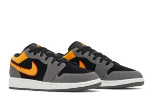 Jordan 1 Low SE Light Graphite Vivid Orange (GS) FN7671-008 - Brosneaker photo 8
