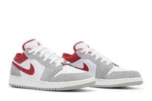 Jordan 1 Low SE Smoke Grey Gym Red (GS) DM0589-016 - Brosneaker photo 8